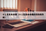 十二生肖本命佛（十二生肖本命佛的功效和作用）