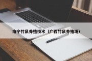 南宁竹鼠养殖技术（广西竹鼠养殖场）